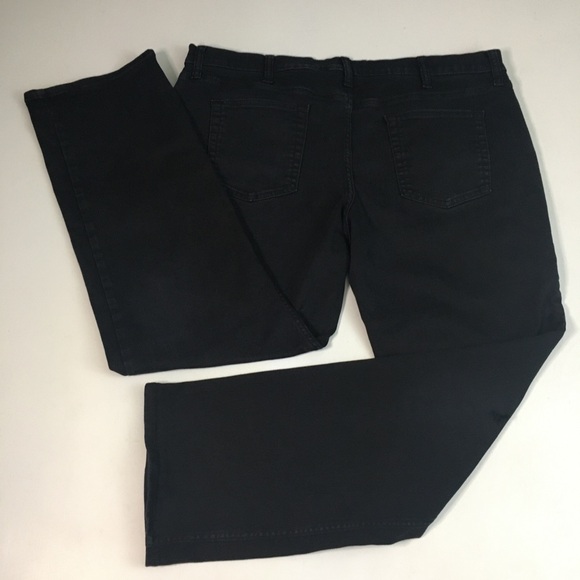 Total Flex Straight Leg  Black Jeans - Picture 1 of 11